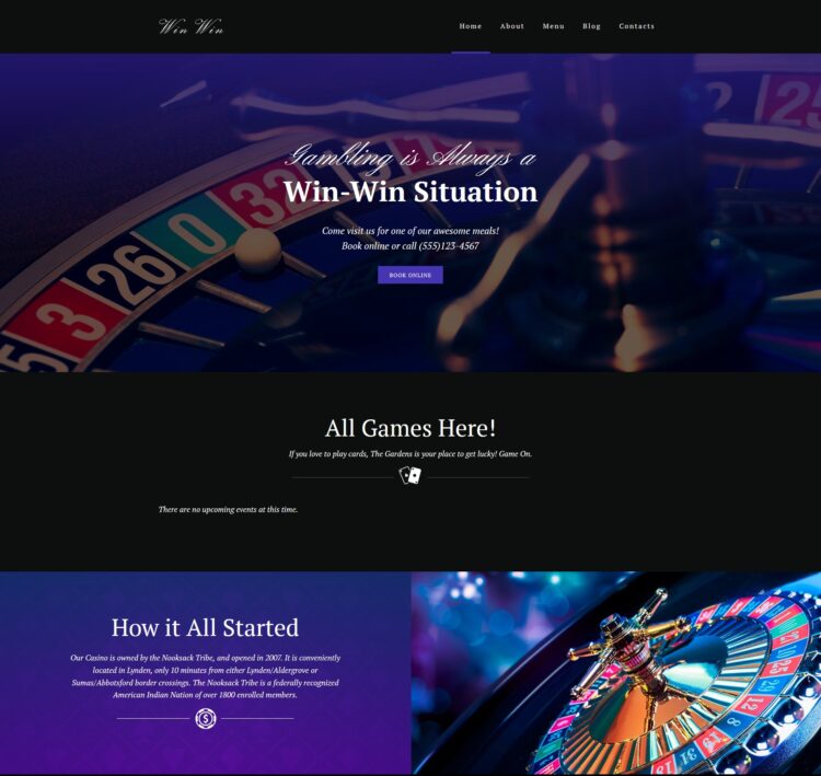 Online Casino Website Template | 15