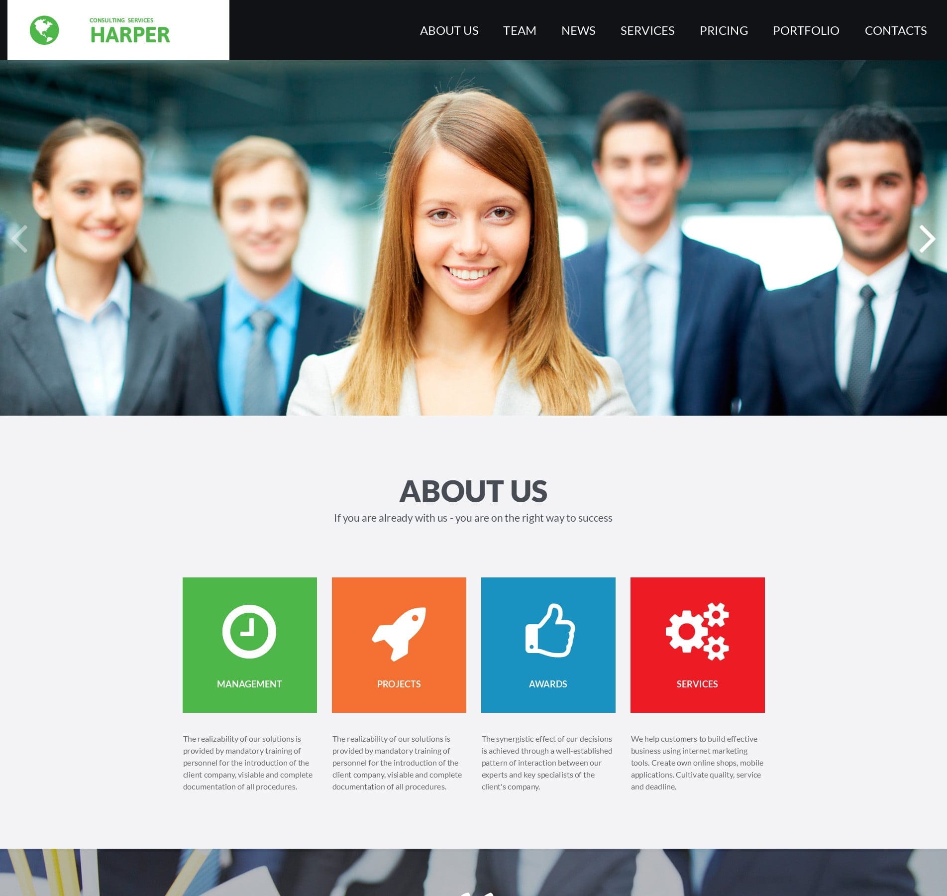 Marketing Consultant Website Template Go Edit