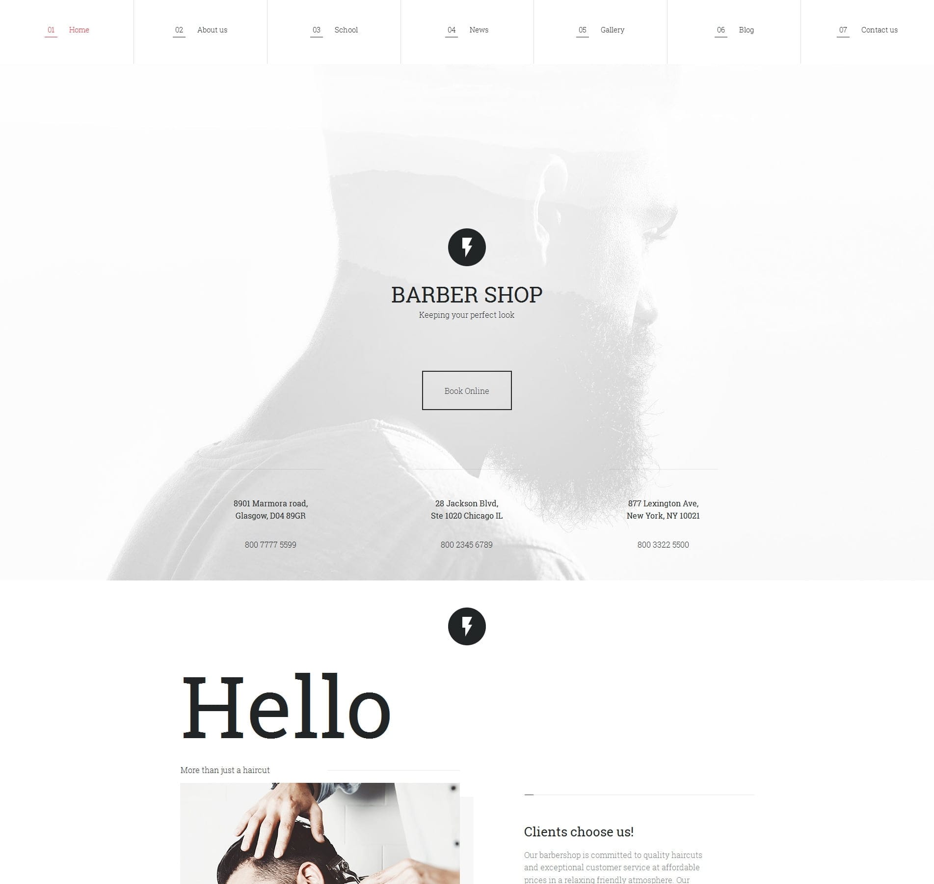 Stylist website template for personal branding, style portfolios, and booking services