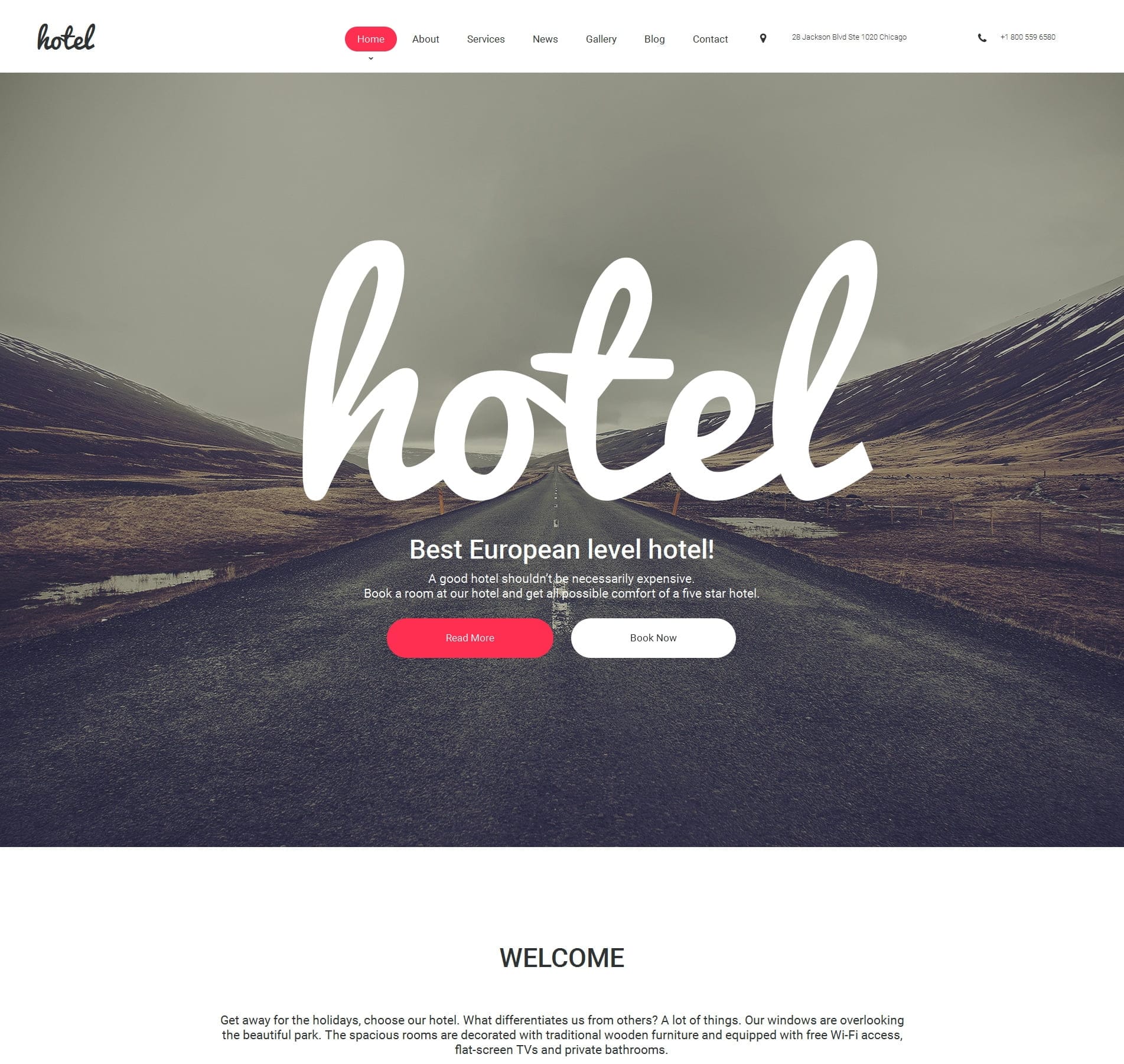 Hospitality business template for hotels, restaurants, and service providers