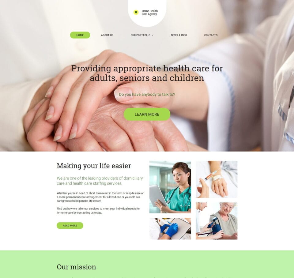 Comprehensive healthcare template for clinics, hospitals, and medical services
