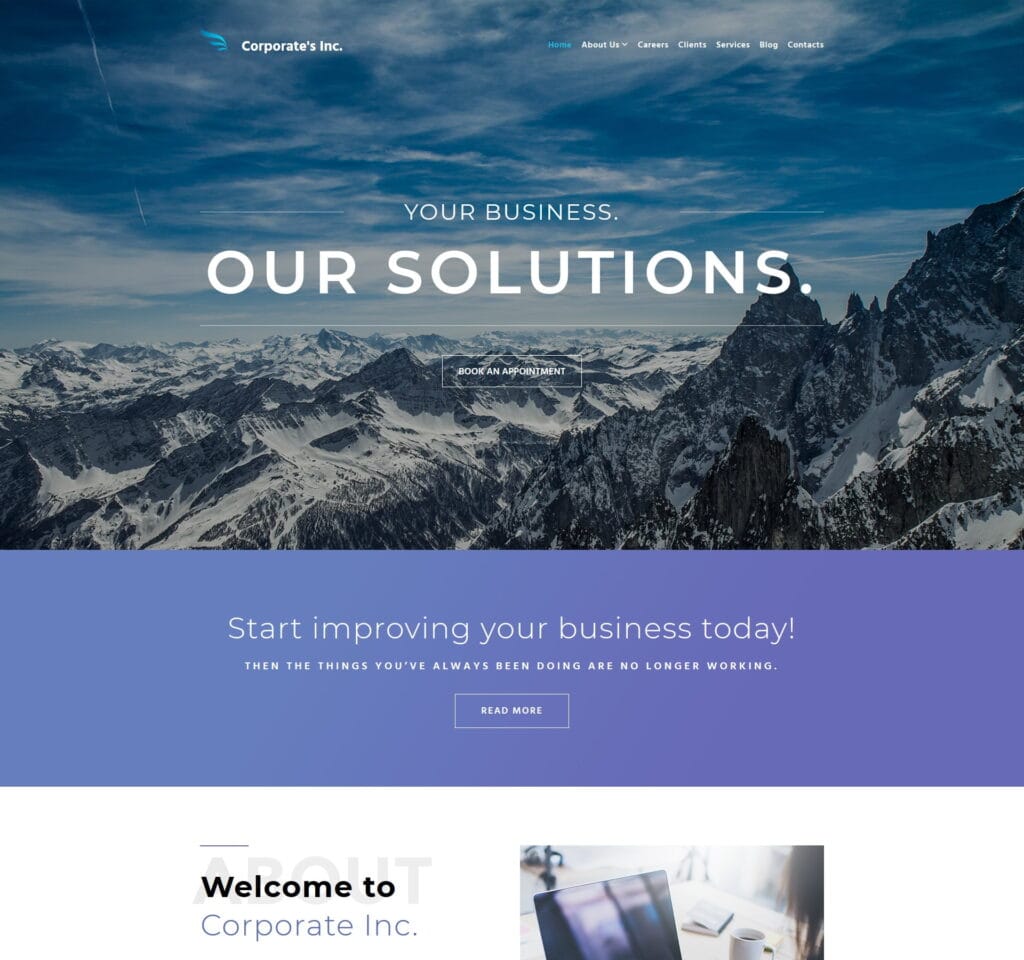 Financial accounting template for accountants, bookkeeping, and tax services